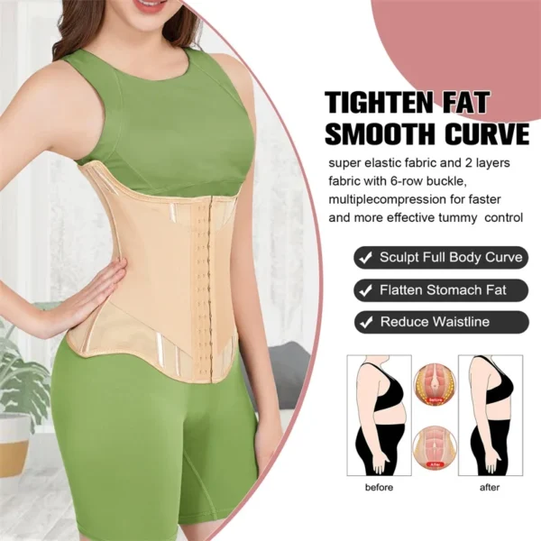 Waist Trainer Belt U-shaped Corset for Slimming - Image 3