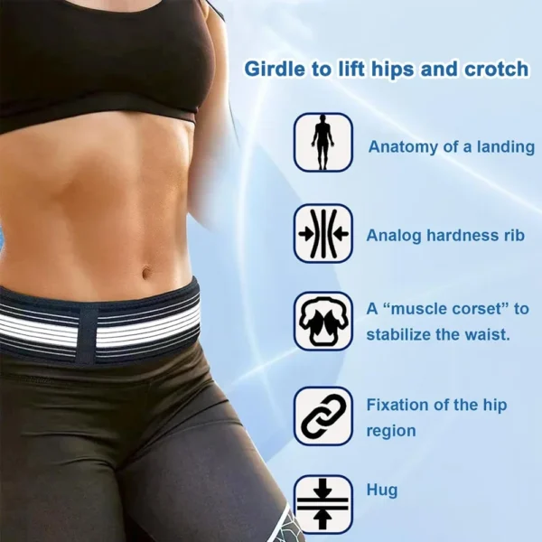 Waist Trainer Belt - Sciatica SI Joint Support Brace - Image 4