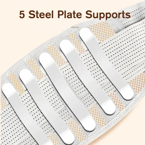 Waist Trainer Belt Adjustable Lumbar Back Support - Image 4