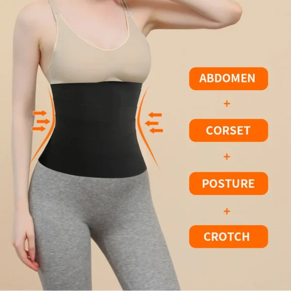 Waist Trainer Belt - Elastic Body Shaper for Women - Image 2
