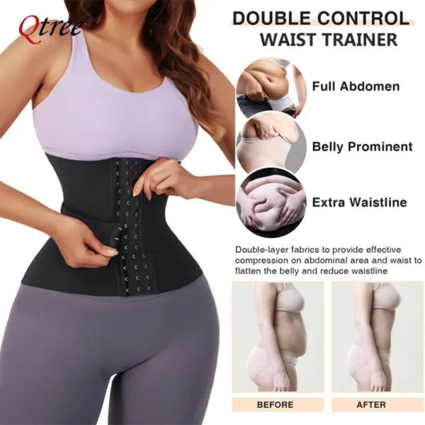 Waist Trainer Belt Seamless Belly Cincher for Women - Image 3