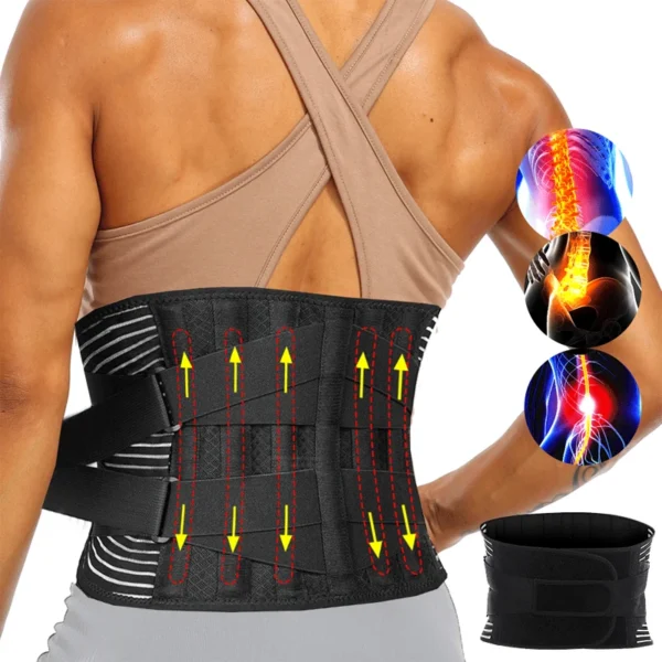 Waist Trainer Belt Adjustable Back Support Relief