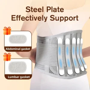 Waist Trainer Belt Adjustable Lumbar Back Support