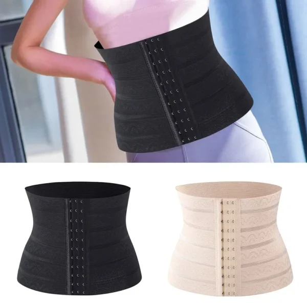 Waist Trainer Belt - Postpartum Slimming Girdle - Image 2