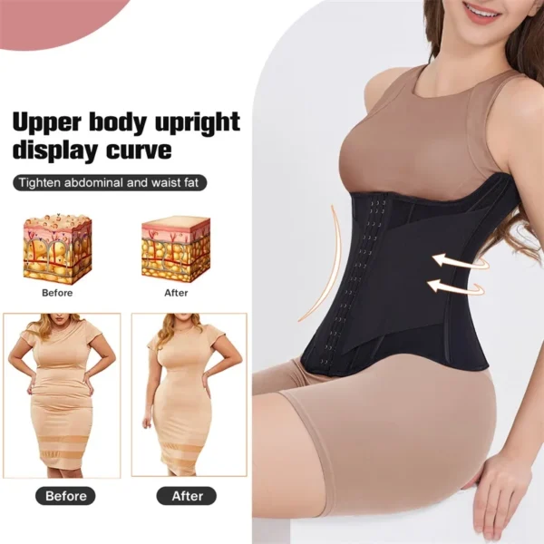 Waist Trainer Belt U-shaped Corset for Slimming - Image 4