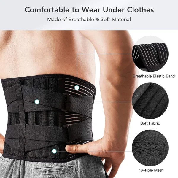 Waist Trainer Belt Adjustable Back Support Relief - Image 4