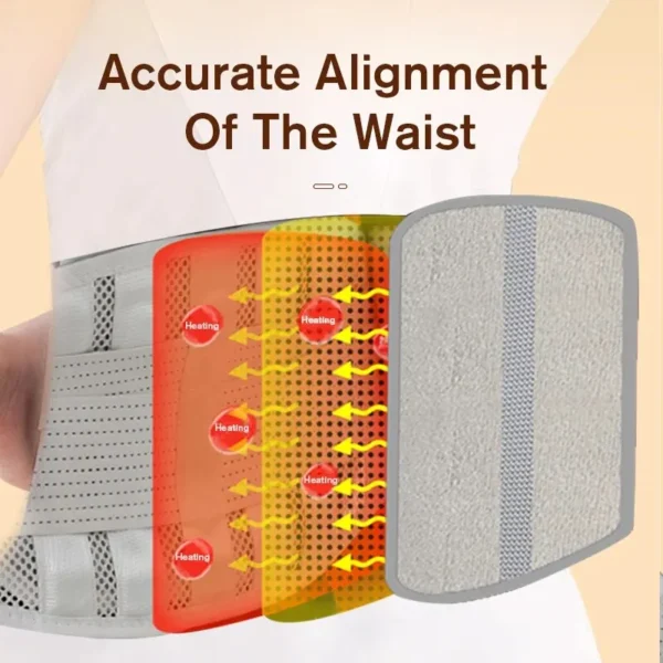 Waist Trainer Belt Adjustable Lumbar Back Support - Image 6