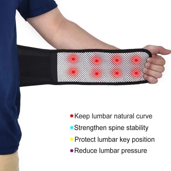Waist Trainer Belt - Magnetic Lumbar Support - Image 5