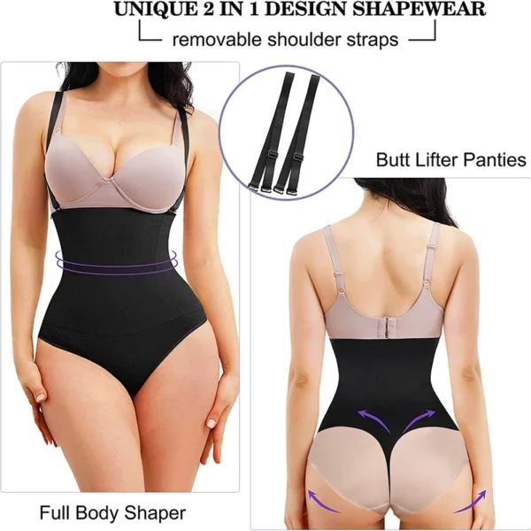 Waist Trainer Belt Bodysuit for Tummy Control - Image 4