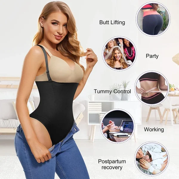 Waist Trainer Belt Bodysuit for Tummy Control - Image 5